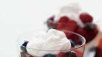 Mixed Berries with Mascarpone-Limoncello Cream Mixed Berries with Mascarpone-Limoncello Cream