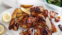 Portuguese-style roast chicken pieces Portuguese-style roast chicken pieces
