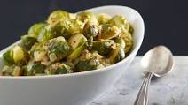 Brussels Sprouts with Maple-Mustard Sauce Brussels Sprouts with Maple-Mustard Sauce