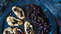 Ricotta and Roasted Grape Crostini Ricotta and Roasted Grape Crostini