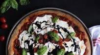 Caprese Pizza With Homemade Crust Caprese Pizza With Homemade Crust