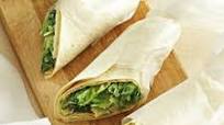 Caesar-style salad wraps Caesar-style salad wraps