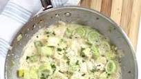 Parmesan Creamed Leeks Parmesan Creamed Leeks