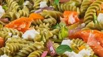 Rotini with Salmon and Feta Rotini with Salmon and Feta