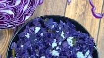 Purple Cabbage Poriyal Purple Cabbage Poriyal