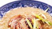 Congee with Peking Duck Breast Congee with Peking Duck Breast