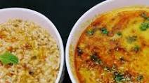 Moong Dal khichdi with Punjabi Dal Tadka/ Punjabi Risotto Moong Dal khichdi with Punjabi Dal Tadka/ Punjabi Risotto