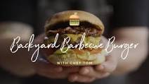 Backyard Barbecue Burger Backyard Barbecue Burger