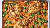 Sheet-Pan Chili-Lime Tilapia with Veggies Sheet-Pan Chili-Lime Tilapia with Veggies