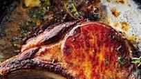 Pan-Roasted Brined Pork Chop Pan-Roasted Brined Pork Chop