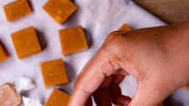 caramel toffee recipe | caramel candy | how to make chewy caramels caramel toffee recipe | caramel candy | how to make chewy caramels