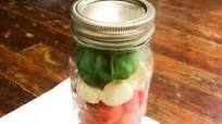 Caprese Salad in a Jar Caprese Salad in a Jar