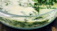 Layered Spinach Paneer Au Gratin, Paneer and Spinach Baked Dish recipe - How to make Layered Spinach Paneer Au Gratin, Paneer and Spinach Baked Dish Layered Spinach Paneer Au Gratin, Paneer and Spinach Baked Dish recipe - How to make Layered Spinach Paneer Au Gratin, Paneer and Spinach Baked Dish