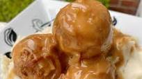 Stuffed French Onion Chicken Meatballs Stuffed French Onion Chicken Meatballs