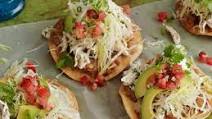 Chicken Tostadas Chicken Tostadas