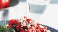Bow-Tie Pasta with Fresh Tomato-Basil Sauce Bow-Tie Pasta with Fresh Tomato-Basil Sauce