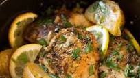 Greek Slow Cooker Lemon Chicken and Potatoes Greek Slow Cooker Lemon Chicken and Potatoes