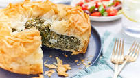 Deep dish spanakopita Deep dish spanakopita