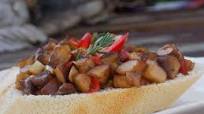 Bruschetta con funghi porcini Bruschetta con funghi porcini