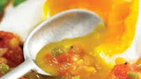 Poached Eggs on Spicy Lentils Poached Eggs on Spicy Lentils