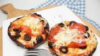 Air Fryer Portobello Pizzas for Two Air Fryer Portobello Pizzas for Two