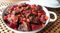 Herbed Beef and Beet Stew Herbed Beef and Beet Stew