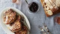 Simple Summer Pork Chops with Balsamic-Pepper Plum Reduction and Fresh Thyme Simple Summer Pork Chops with Balsamic-Pepper Plum Reduction and Fresh Thyme
