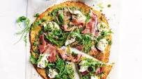 Cauliflower pizza with prosciutto recipe Cauliflower pizza with prosciutto recipe