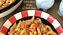 White Bean Penne with Pork Ragu White Bean Penne with Pork Ragu