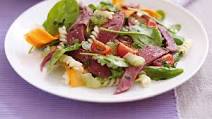 Pressed Ox Tongue Salad with Horseradish and Honey Dressing Pressed Ox Tongue Salad with Horseradish and Honey Dressing
