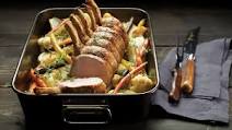 Roasted rack of pork with vegetables Roasted rack of pork with vegetables