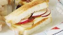 Ploughman's cheese and chutney sandwiches Ploughman's cheese and chutney sandwiches
