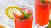 Honey Rhubarb Lemonade Honey Rhubarb Lemonade