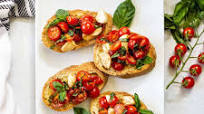 Bruschetta with Mozzarella Bruschetta with Mozzarella