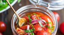Marinated Cherry Tomatoes Marinated Cherry Tomatoes