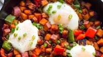 Sweet Potato Hash with Eggs Sweet Potato Hash with Eggs