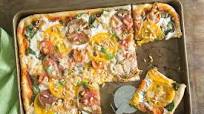 Sheet Pan Spinach-and-Pine-Nut Pizza Sheet Pan Spinach-and-Pine-Nut Pizza