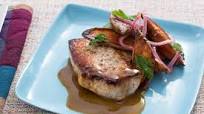 Seared Pork Chops with Roasted Sweet Potato Salad Seared Pork Chops with Roasted Sweet Potato Salad