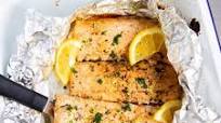 Lemon Garlic Butter Salmon Baked in Foil Lemon Garlic Butter Salmon Baked in Foil
