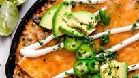 Cheesy Rotisserie Chicken Enchilada Skillet Cheesy Rotisserie Chicken Enchilada Skillet