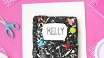 DIY Marble Notebook Cake DIY Marble Notebook Cake
