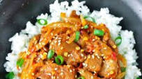 Spicy Korean Pork Stir-fry Spicy Korean Pork Stir-fry