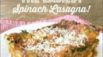 The Easiest Spinach Lasagna The Easiest Spinach Lasagna