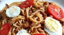 Jollof Spaghetti and Beans Jollof Spaghetti and Beans