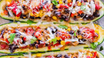 Mexican Stuffed Zucchini Boats Recipe Mexican Stuffed Zucchini Boats Recipe