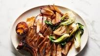 Citrus-Glazed Pork Chops With Gingery Bok Choy Citrus-Glazed Pork Chops With Gingery Bok Choy