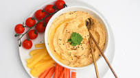 Easy Sweet Potato Hummus Recipe Easy Sweet Potato Hummus Recipe