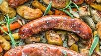 Baked Sausages with Apples Sheet Pan Dinner Baked Sausages with Apples Sheet Pan Dinner