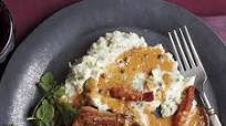 Pork Chops with Watercress Mashed Potatoes Pork Chops with Watercress Mashed Potatoes