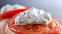 Baked Salmon with Basil Mayonnaise and Tomatoes Baked Salmon with Basil Mayonnaise and Tomatoes